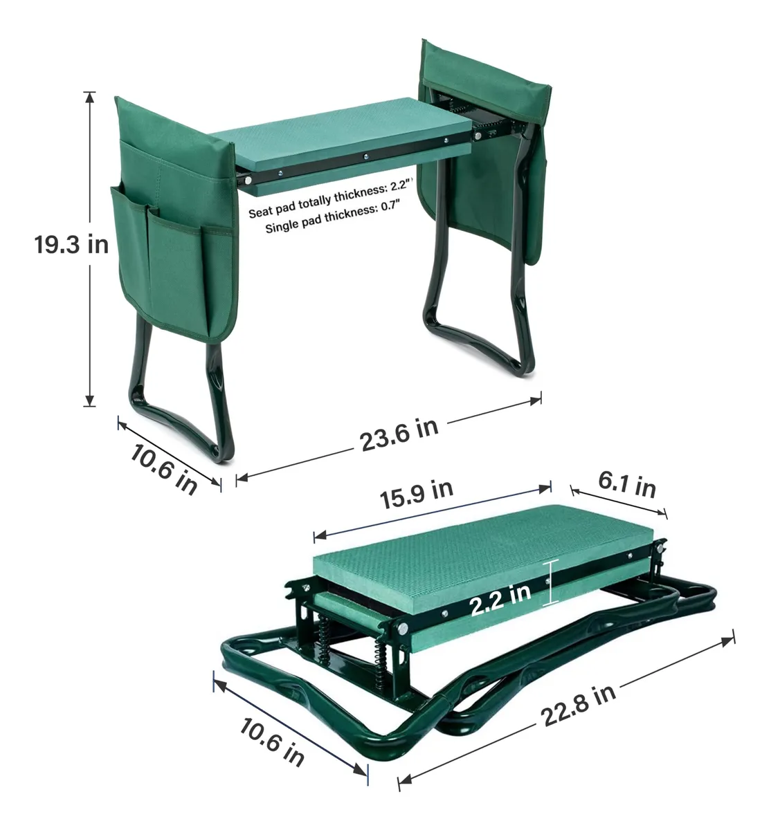 Silla de banco, taburete,arrodillador